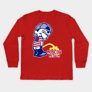 Patriot Pee On Moscow Mitch Kids Long Sleeve T-Shirt